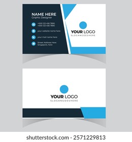 Business card design template professional corporate business card visiting card elegant design 
