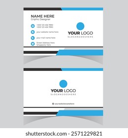 Business card design template professional corporate business card visiting card elegant design 
