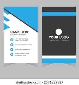 Business card design template professional corporate business card visiting card elegant design 
