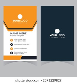 Business card design template professional corporate business card visiting card elegant design 
