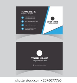 Business card design template professional corporate business card visiting card elegant design 