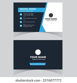 Business card design template professional corporate business card visiting card elegant design 