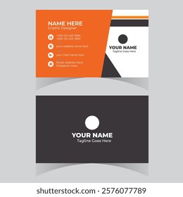 Business card design template professional corporate business card visiting card elegant design 