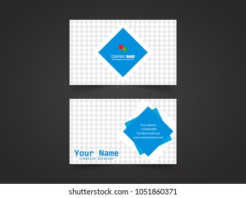 Business card design template vector