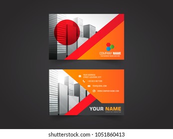 Business card design template vector