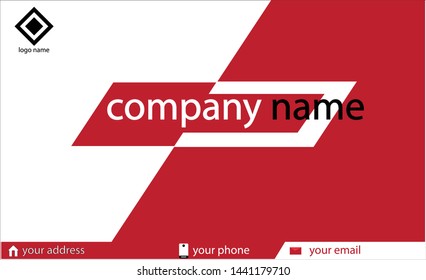 business card design template vector