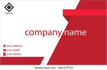 business card design template vector
