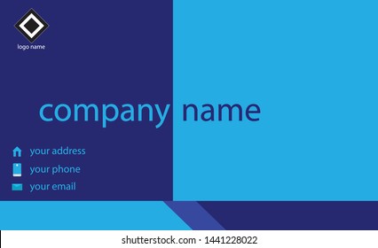 business card design template vector