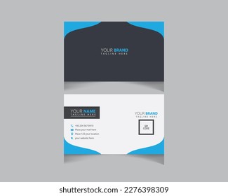 Business card design template vector