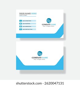 Business Card Design Template Vector Editable