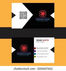 Business Card Design Template Vectore