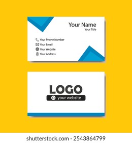 Business card design template, visiting card, business card template, and Clean professional business card template.