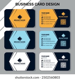 Business Card Design Template for your business. Print ready file, fully editable, free fonts use, layered and organized.