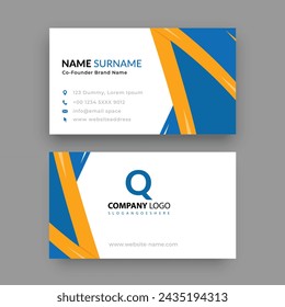 Plantillas de diseño de tarjeta de visita Vector