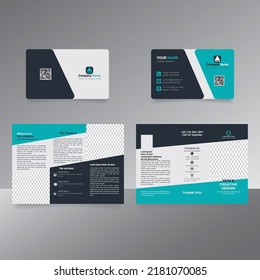 Business card design and Tri Fold Brochure design. You can use it for your business and also your company. It will help to grow your business or your company.
