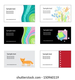 Business Card Design Vector