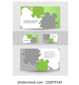 Business Card Design. vector