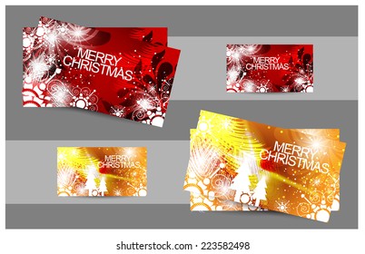 Business Card Design. vector