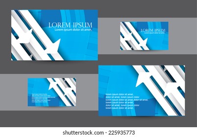 Business Card Design. vector
