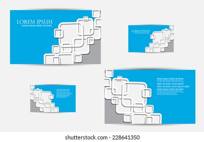 business card design. vector