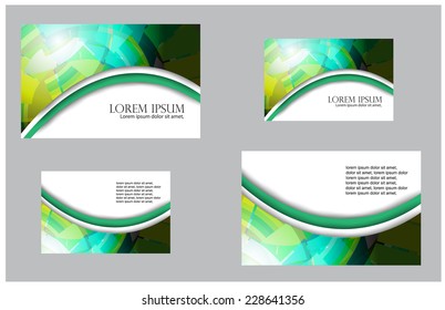 business card design. vector