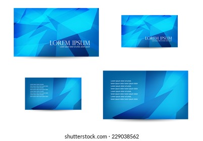 business card design. vector