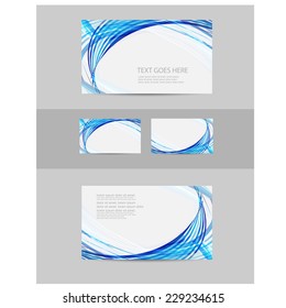 business card design. vector
