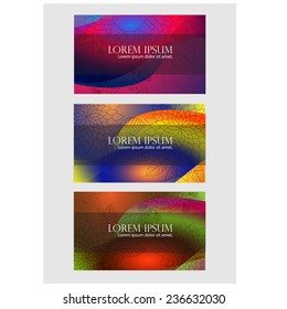 business card design. vector