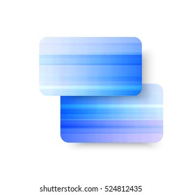Business card design. Vector business cards with minimum layout. Stylish cards.