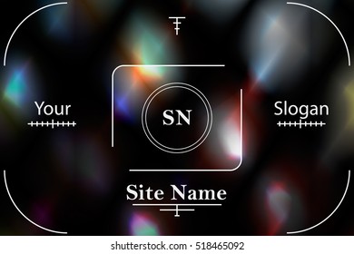 Business card design. Vector EPS10