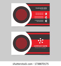 business card design with vector file