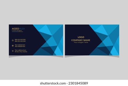 Business Card Design, Vector file, Business Template  