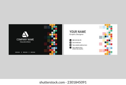 Business Card Design, Vector file, Business Template  