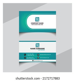 Formato vectorial de diseño de tarjeta de visita