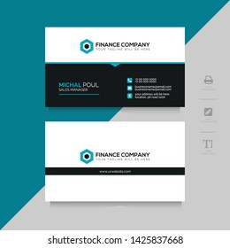 Business Card Design Vector Illustration