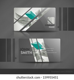 Business Card Design.  Vector Illustration. Eps 10.