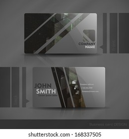 Business Card Design.  Vector Illustration. Eps 10.