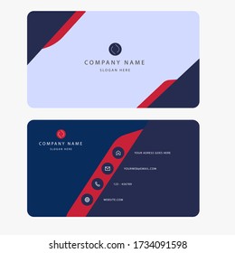 business card design vector illustration simple creative modern