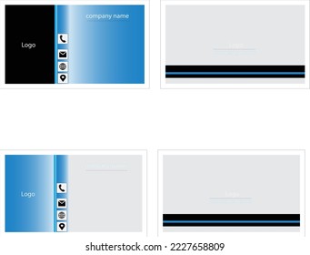 Diseño de tarjeta de presentación .Vector símbolo mínimo.icono de tarjeta
