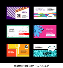 Business Card Design Vector Set