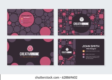 Business Card Design Vector Set