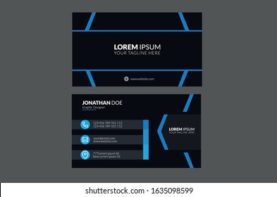 business card design vector template