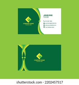 business card design vector template