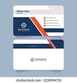 Plantilla de vectores de diseño de tarjeta de visita