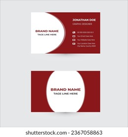 Vector o plantilla de diseño de tarjeta de visita.