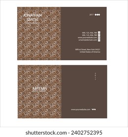 Business card design, vector and Business template.