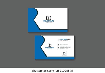 Business card design and vector template