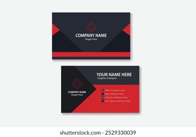 Business card design , vector template