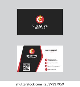 Business card design ,vector business card template 