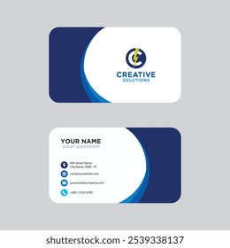 Business card design ,vector business card template 